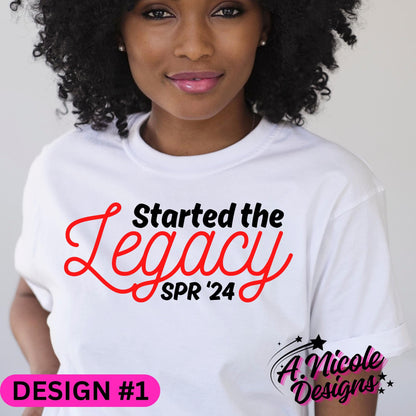 Started the Legacy Shirt Personalized  | Sorority Girl | Delta Sigma Theta Sorority | DST