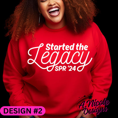 Started the Legacy Shirt Personalized  | Sorority Girl | Delta Sigma Theta Sorority | DST