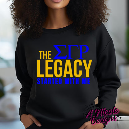 Legacy Started with Me  | Sorority Girl | Sigma Gamma Rho Sorority | SGRho