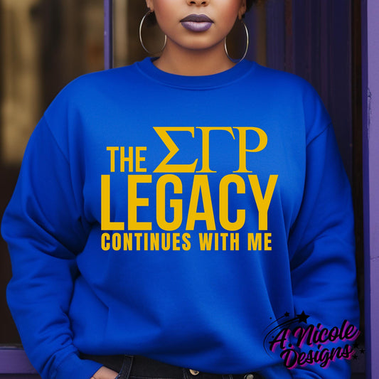 Legacy Continues with Me  | Sorority Girl | Sigma Gamma Rho Sorority | SGRho