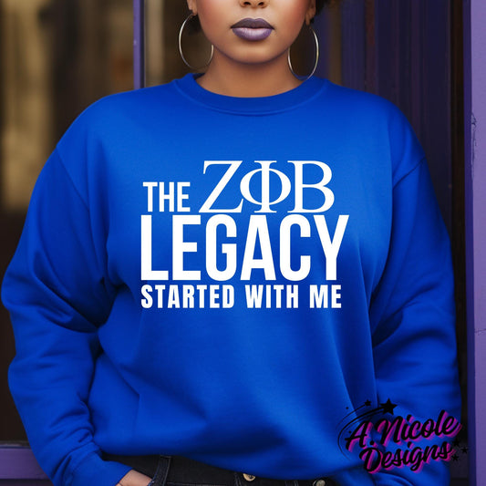 Legacy Started with Me | Zeta Phi Beta Sorority