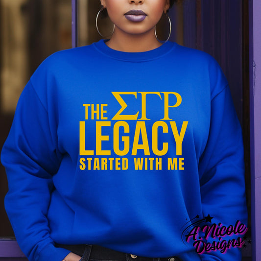 Legacy Started with Me  | Sorority Girl | Sigma Gamma Rho Sorority | SGRho