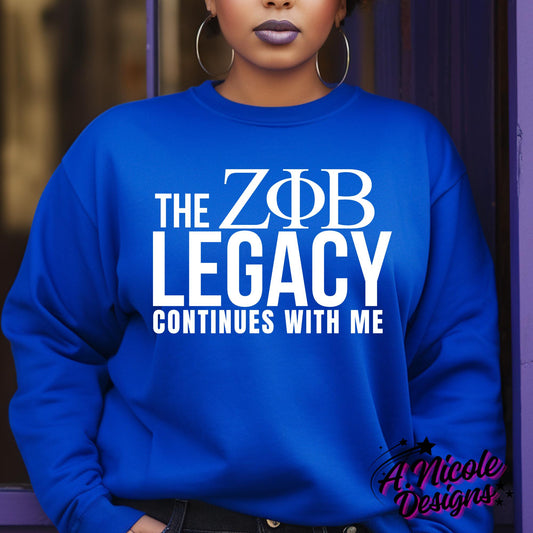 Legacy Continues with Me | Zeta Phi Beta Sorority