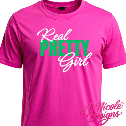 Real Pretty Girl Pink and Green