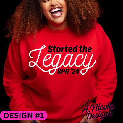 Started the Legacy Shirt Personalized  | Sorority Girl | Delta Sigma Theta Sorority | DST