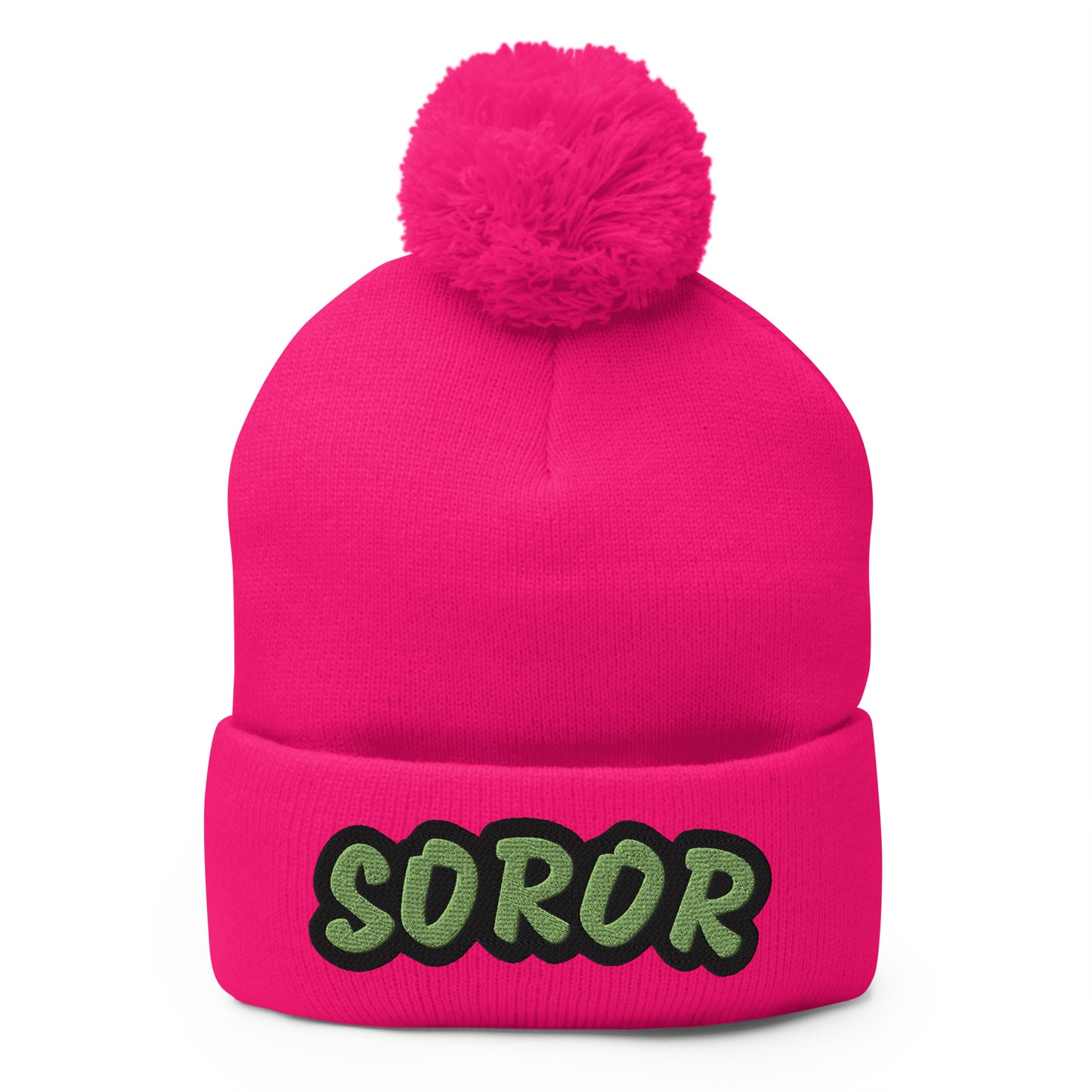 Soror Pom-Pom Beanie (pink)