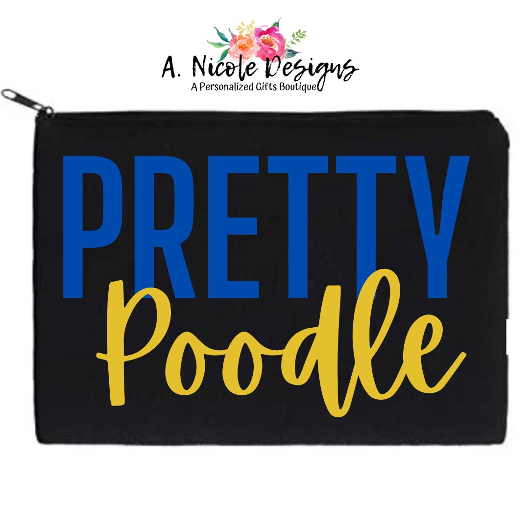 Pretty Poodle Makeup Bag / SGRho