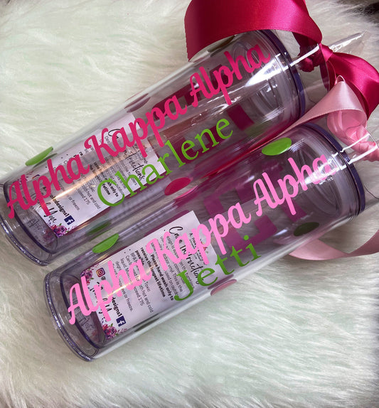 Bundle Deal* Alpha Kappa Alpha/ Sorority Tumblers/Custom Tumblers/AKA/Sorority/Sorority Girl