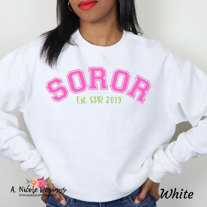 Soror Crewneck | Sorority Girl | Alpha Kappa Alpha Sorority | AKA