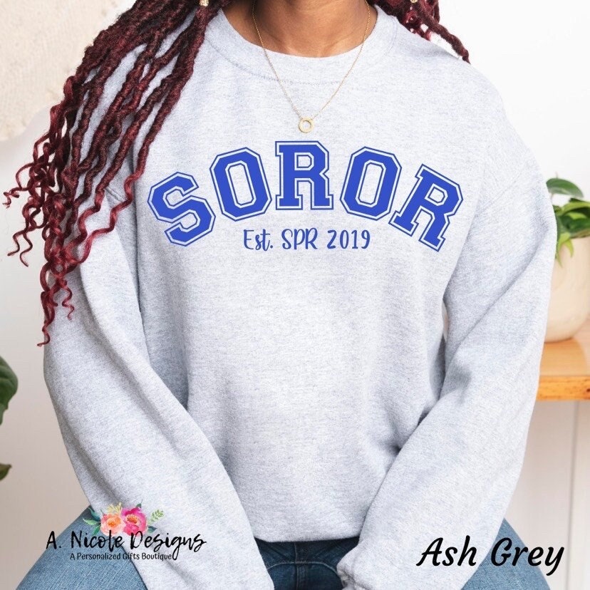Soror Crewneck  & T-Shirt | Sorority Girl | Zeta Phi Beta Sorority | Zeta