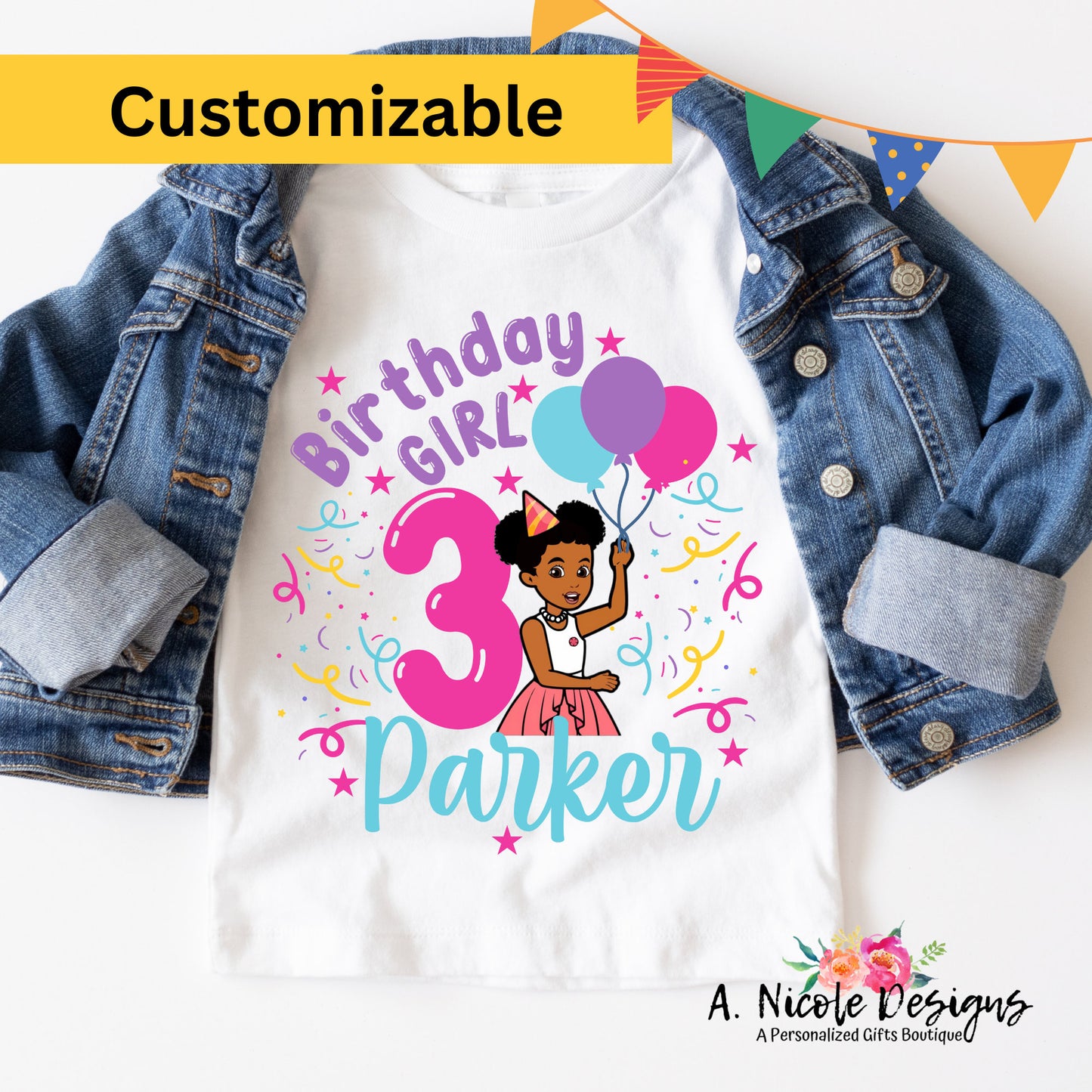 Gracie’s Corner Birthday Shirt | Kids Birthday Shirt | Gracie’s Corner