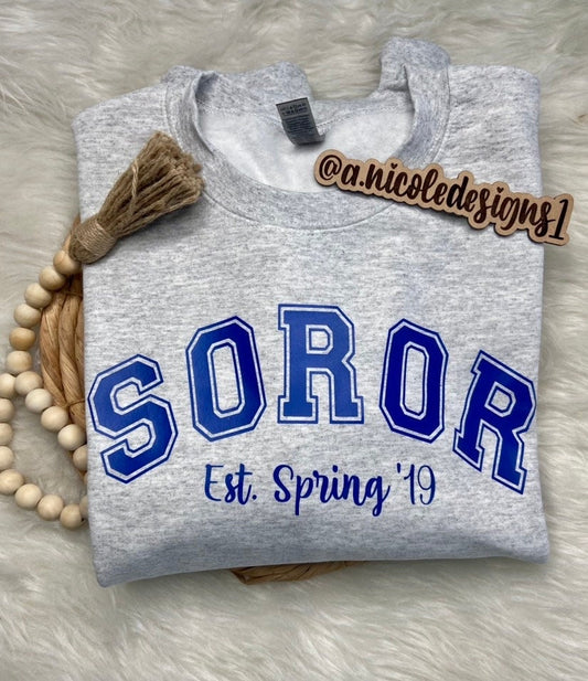 Soror Crewneck  & T-Shirt | Sorority Girl | Zeta Phi Beta Sorority | Zeta