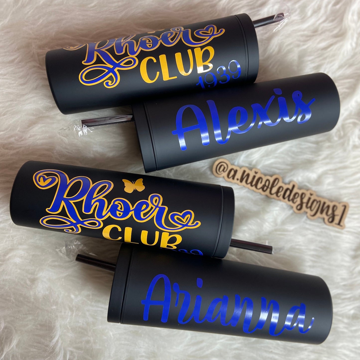 Rhoer Club Personalized Tumbler