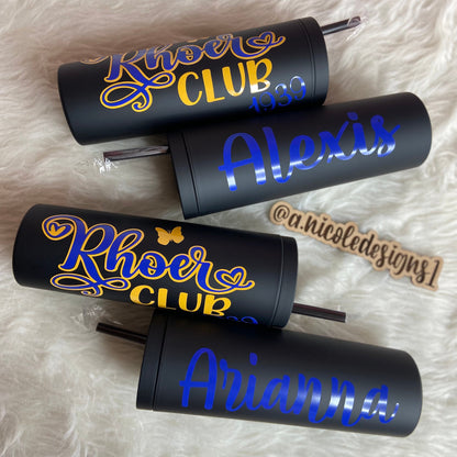 Rhoer Club Personalized Tumbler