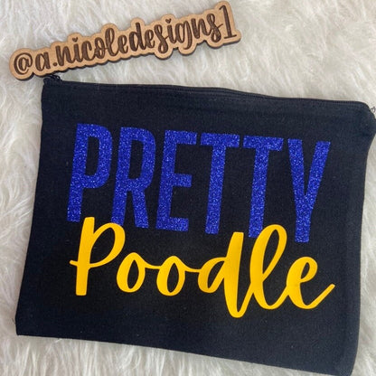 Pretty Poodle Makeup Bag / SGRho