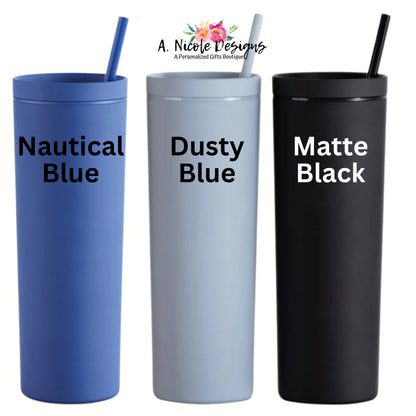 Sorority Crossing Year and Name Tumbler | Sigma Gamma Rho Inspired