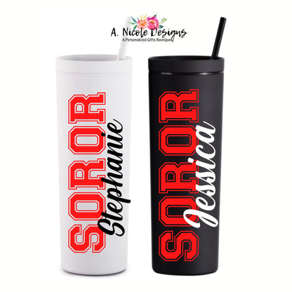 Soror Tumbler | Name Tumbler | Delta Sigma Theta Sorority | Personalized Gift