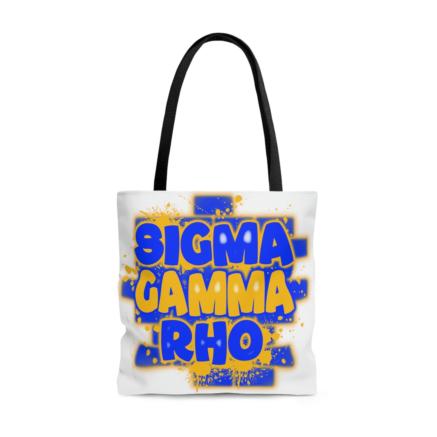 Blue and Gold Sorority Tote Bag