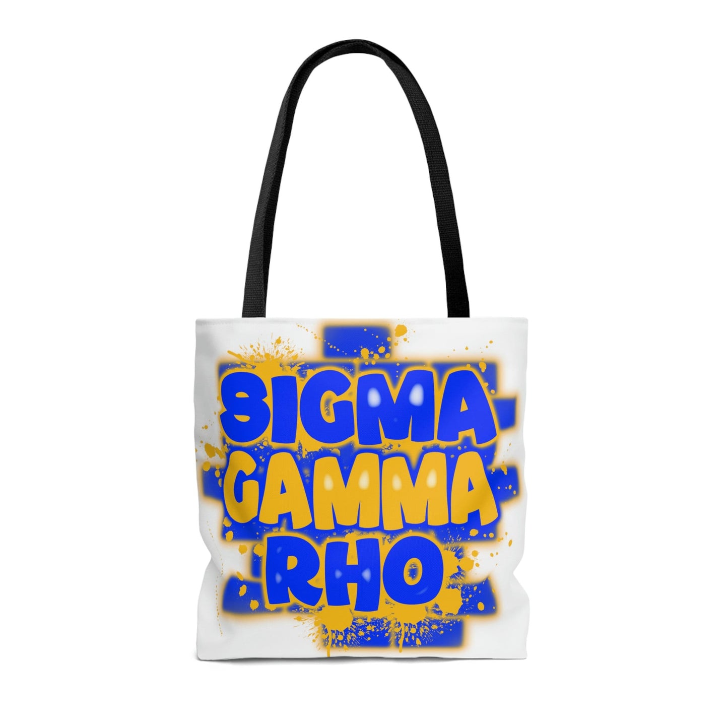 Blue and Gold Sorority Tote Bag