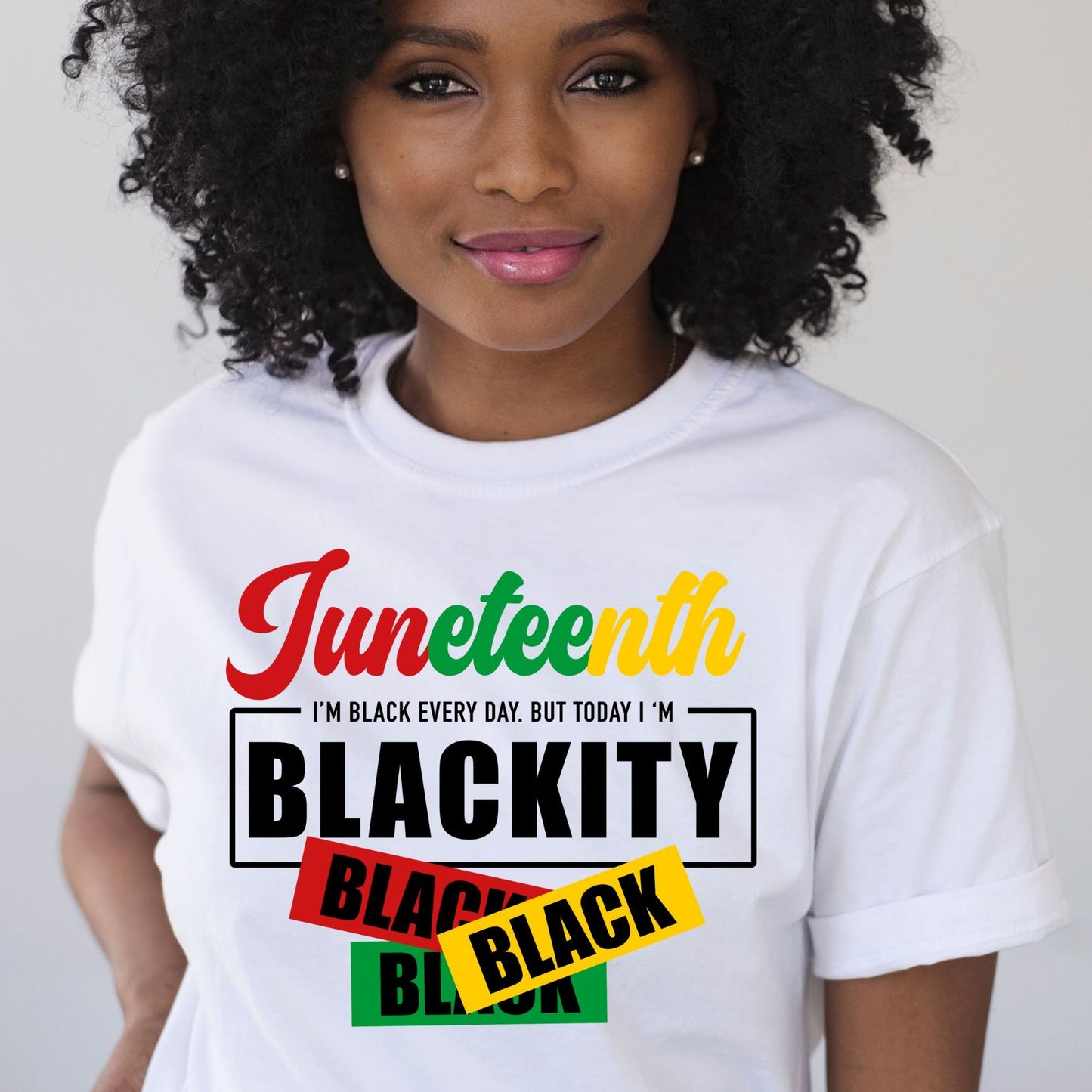 Juneteeth Blackity Black T-Shirt